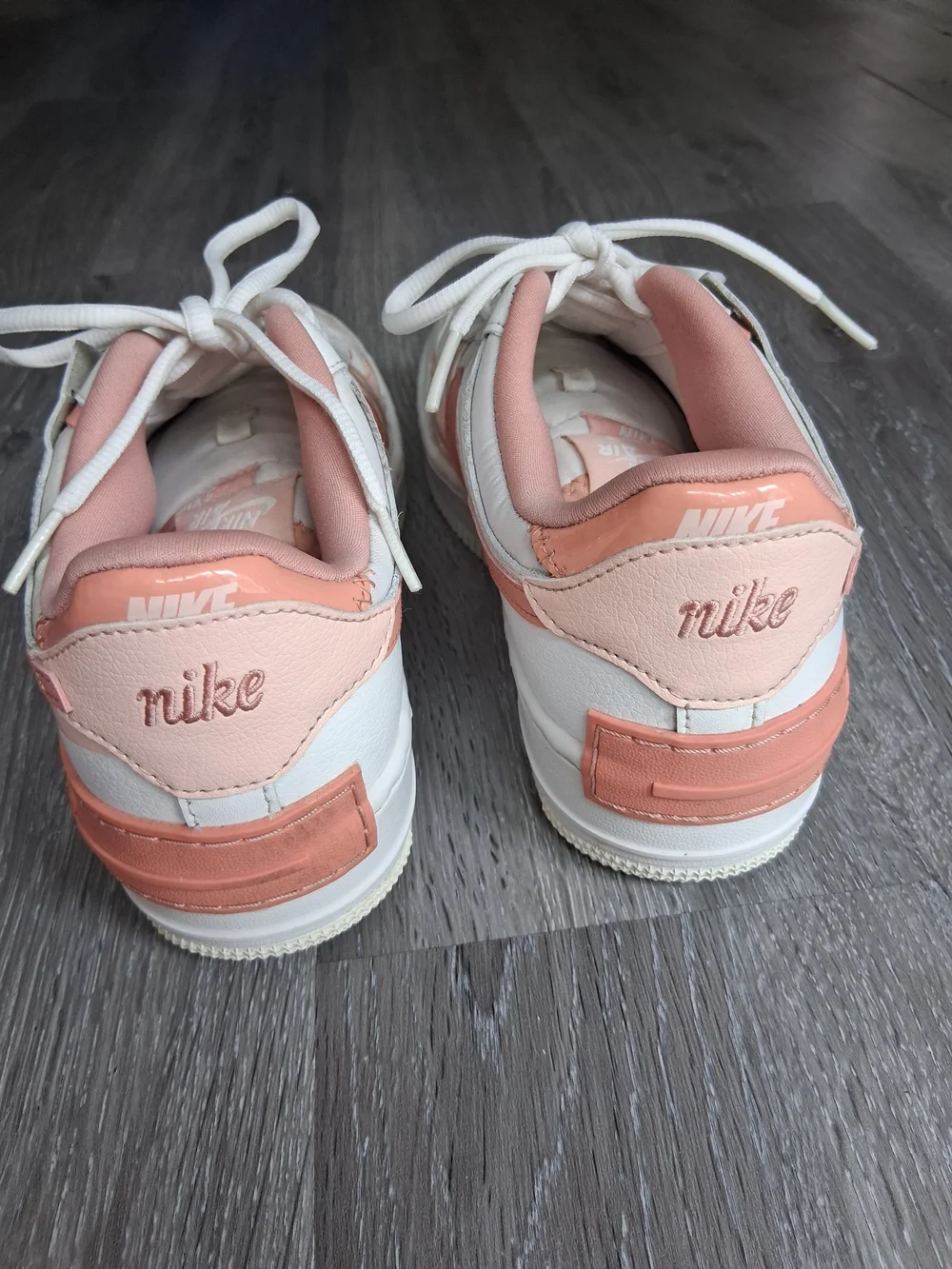Nike Air Force 1 Shadow Washed Coral Low-Top AF1 Sneakers Women's 8